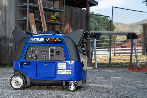 Yamaha EF3000iSEB inverter generator - front right three-quarter