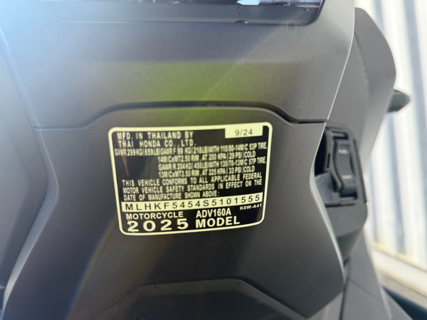 2025 Honda ADV160