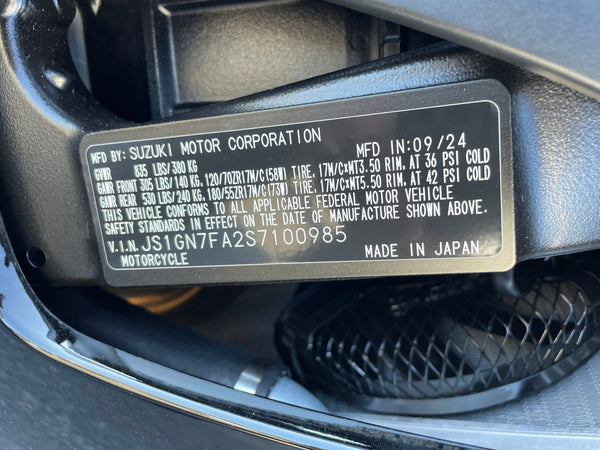 2025 Suzuki GSX-R 600