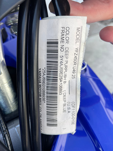 2025 Yamaha YFZ450R