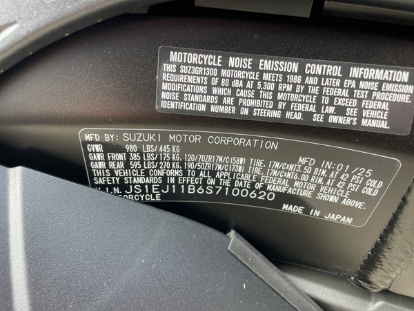 2025 Suzuki Hayabusa