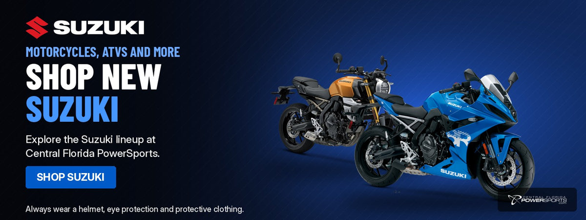2026 Suzuki GSX-8R and GSX-8T motorcycles: shop new Suzuki at Central Florida PowerSports.