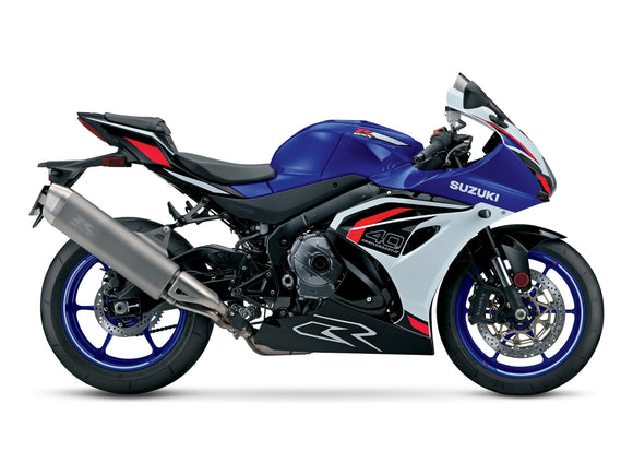 2027 Suzuki GSX-R1000 in Pearl Vigor Blue / Pearl Tech White - Central Florida PowerSports
